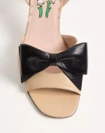 Valentino Bowow Sandal In Kidskin 95Mm - Image 3